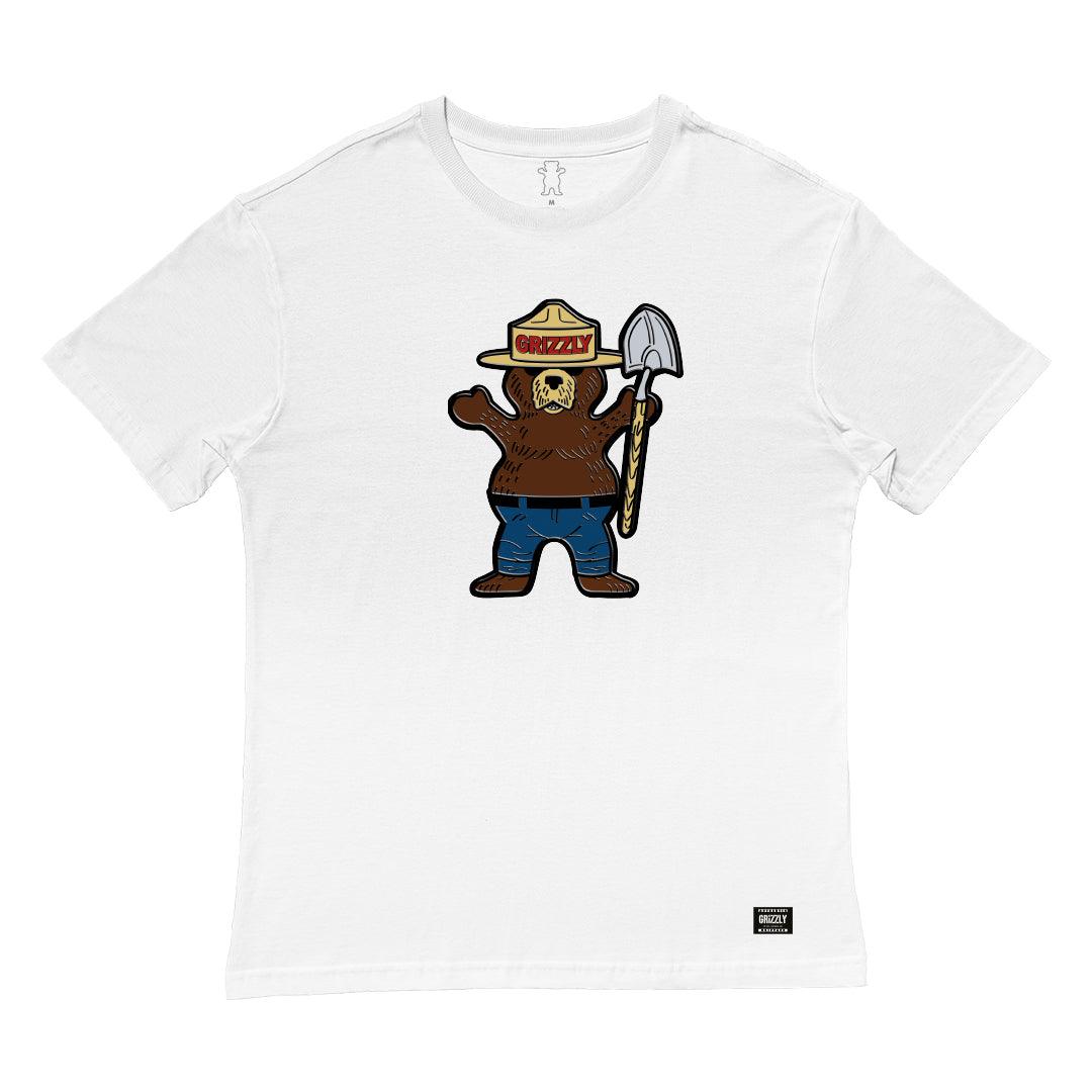 GRIZZLY - Camiseta Smokey White - Slow Office